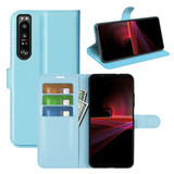 Sony Xperia 1 Iv      Pu Wallet Case    [Lightblue]