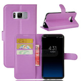 Galaxy S8      Pu Wallet Case    [Purple]