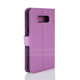 Galaxy S8      Pu Wallet Case    [Purple]