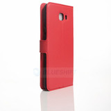 Galaxy A7 2017      Pu Wallet Case    [Red]