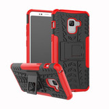 Samsung Galaxy A8 Plus 2018      Heavy Duty Case    Red