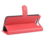 Galaxy A80/A90      Pu Wallet Case    [Red]