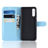Galaxy A50      Pu Wallet Case    [Lightblue]