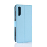 Galaxy A50      Pu Wallet Case    [Lightblue]