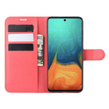 Galaxy A71      Pu Wallet Case    [Red]
