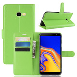 Galaxy J4Plus/J4+      Pu Wallet Case    [Green]