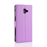Galaxy J6Plus/J6+      Pu Wallet Case    [Purple]