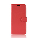Galaxy J4      Pu Wallet Case    [Red]