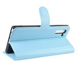 Galaxy Note 10      Pu Wallet Case    [Lightblue]