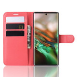 Galaxy Note 10      Pu Wallet Case    [Red]