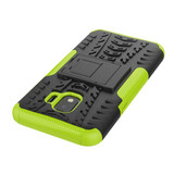 Samsung Galaxy J2 Core      Heavy Duty Case    Green
