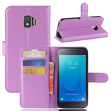 Galaxy J2 Core      Pu Wallet Case    [Purple]