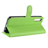 Galaxy A70      Pu Wallet Case    [Green]