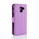Galaxy J6      Pu Wallet Case    [Purple]