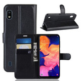 Galaxy A10      Pu Wallet Case    [Black]