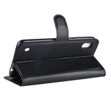 Galaxy A10      Pu Wallet Case    [Black]