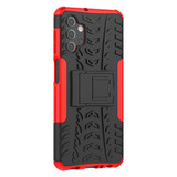 Samsung Galaxy A32 5G      Heavy Duty Case    Red