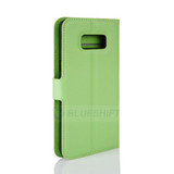 Galaxy S8 Plus      Pu Wallet Case    [Green]