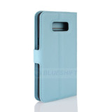 Galaxy S8 Plus      Pu Wallet Case    [Lightblue]