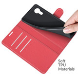 Galaxy Xcover 5      Pu Wallet Case    [Red]