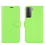 Galaxy S21      Pu Wallet Case    [Green]