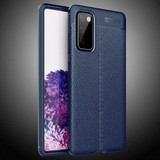 Samsung Galaxy S20 FE      Leather Texture Case    Navy