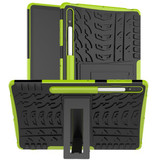 Samsung Galaxy Tab S7+ T970    Heavy Duty Case    Green