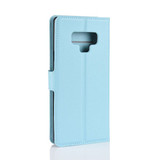 Galaxy Note 9      Pu Wallet Case    [Lightblue]