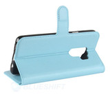 Galaxy S9 Plus      Pu Wallet Case    [Lightblue]