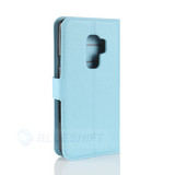 Galaxy S9 Plus      Pu Wallet Case    [Lightblue]
