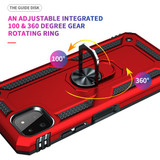 Samsung Galaxy A22 5G      Military Armour Case    Red