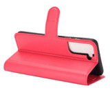 Galaxy S21 Plus      Pu Wallet Case    [Red]