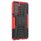 Samsung Galaxy S21      Heavy Duty Case    Red