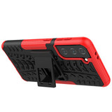 Samsung Galaxy S21      Heavy Duty Case    Red