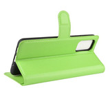 Galaxy S20 Plus      Pu Wallet Case    [Green]