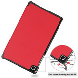 Samsung Galaxy Tab A7Lite 8.7" T220    Tri-Fold PU Case    Red
