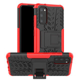 Samsung Galaxy S20      Heavy Duty Case    Red