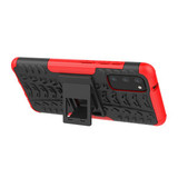 Samsung Galaxy S20      Heavy Duty Case    Red