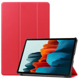 Samsung Galaxy Tab S7 T870    Tri-Fold PU Case    Red