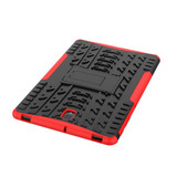 Samsung Galaxy Tab S4 10.5 T830    Heavy Duty Case    Red