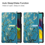 Samsung Galaxy Tab S5e T720    Designer Tri-Fold Case      PlumTree