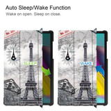 Samsung Galaxy Tab S5e T720    Designer Tri-Fold Case      EiffelTower