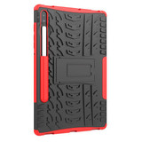 Samsung Galaxy Tab S6 T860    Heavy Duty Case    Red