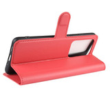 Galaxy S20 Ultra      Pu Wallet Case    [Red]