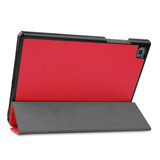 Samsung Galaxy Tab A7 10.4 T500    Tri-Fold PU Case    Red