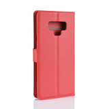 Galaxy Note 9      Pu Wallet Case    [Red]