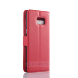 Galaxy S6 Edge Plus      Pu Wallet Case    [Red]