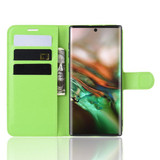 Galaxy Note 10      Pu Wallet Case    [Green]