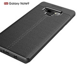 Samsung Galaxy Note 9      Leather Texture Case    Grey