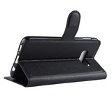 Galaxy S10E      Pu Wallet Case    [Black]